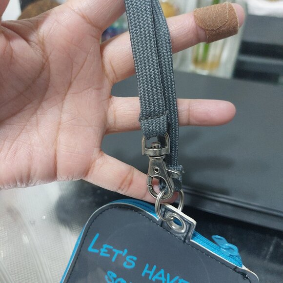 Tokyo Disney Resort Small Thin Wallet Coin Purse Let's Have Some Fun Yeah!Mickey - Picture 7 of 7